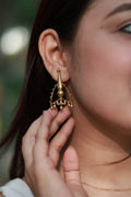 Arrow • Brass Studs Earrings