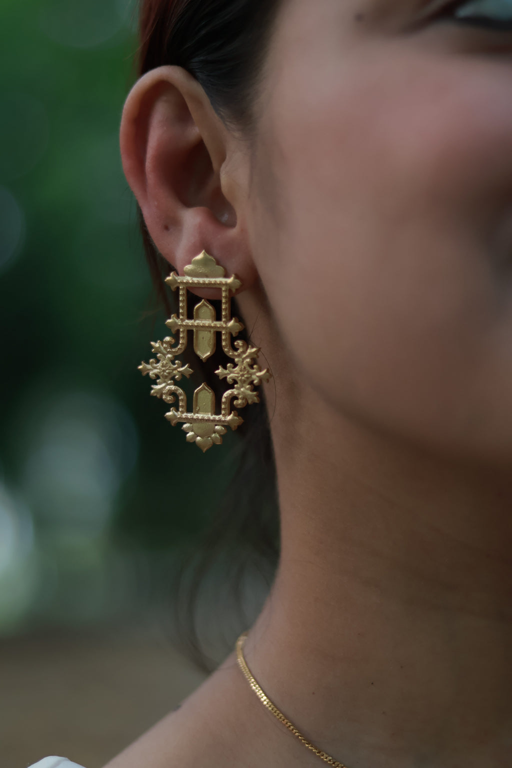 Reflection • Brass Earrings