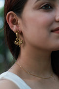 Tribal Spiral • Brass Earrings