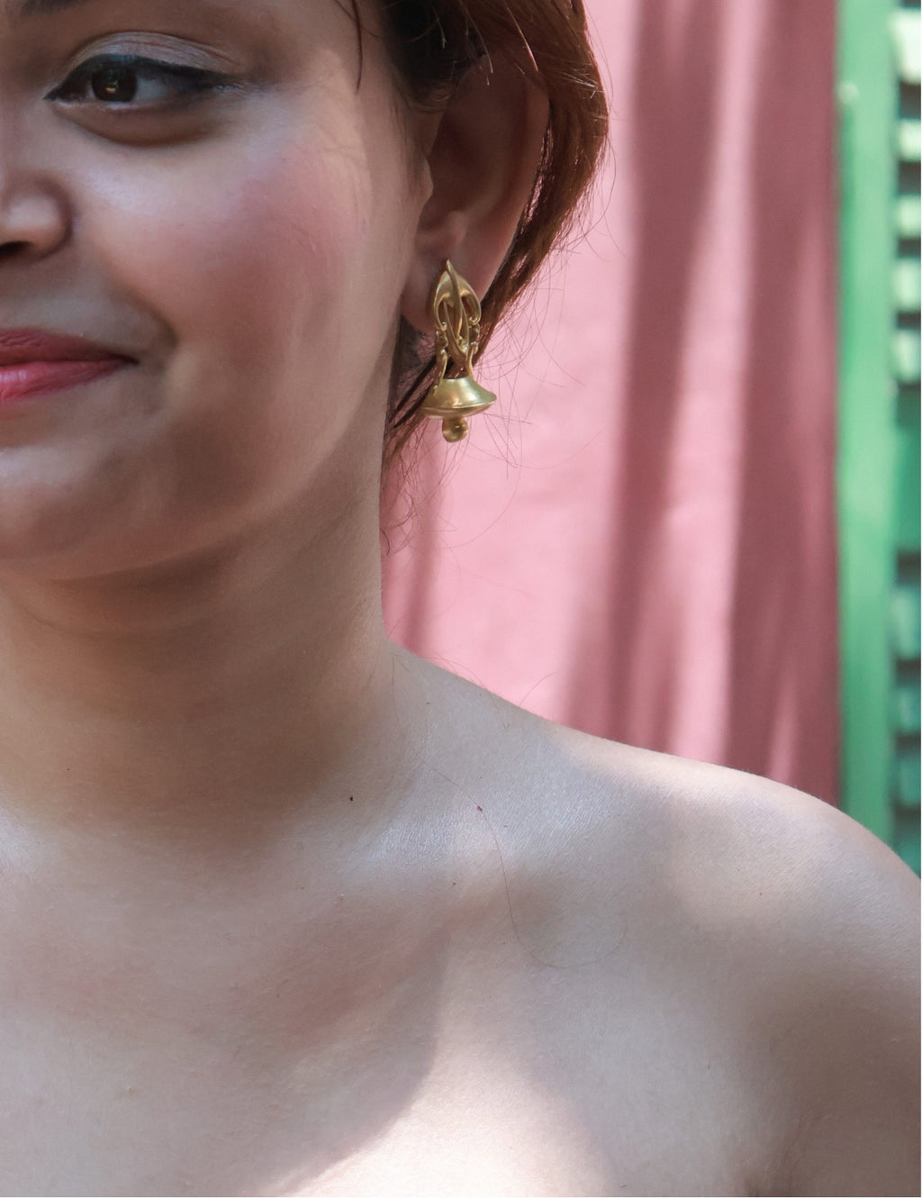 Bell • Brass Earrings