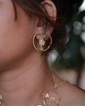 Apples • Brass Studs Earrings