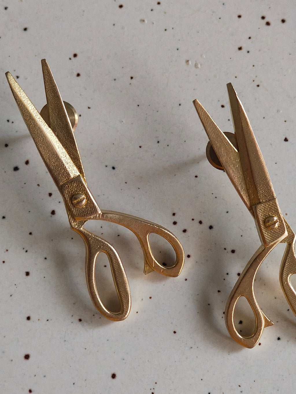 Scissors • Brass Earrings