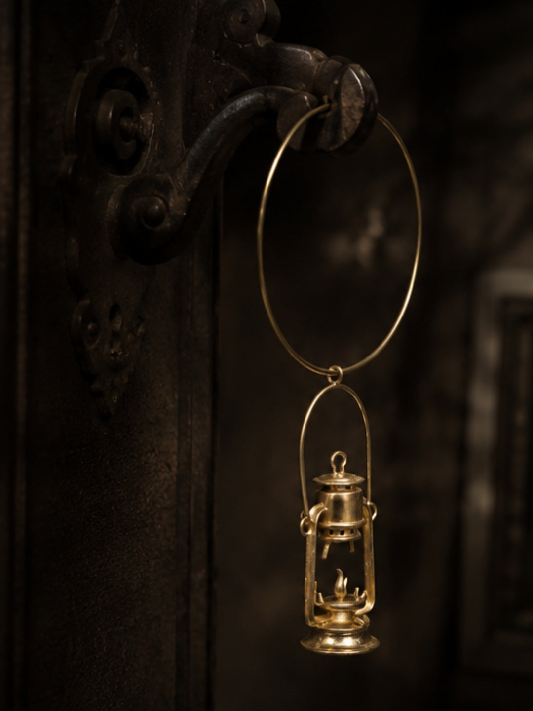 Lantern • Brass Hasuli Necklace