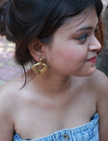 Prayer • Brass Earrings
