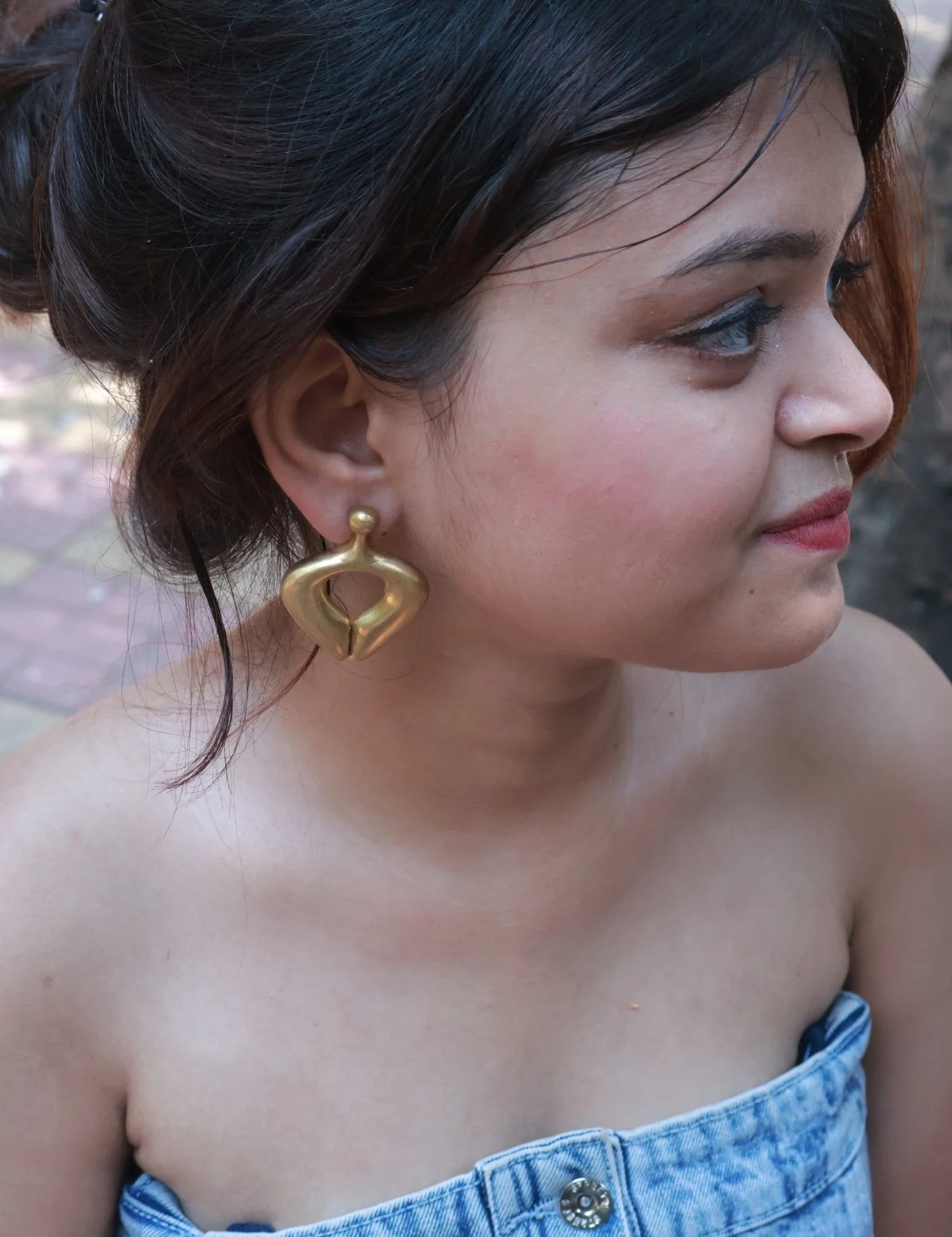 Prayer • Brass Earrings