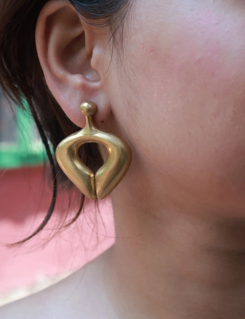 Prayer • Brass Earrings