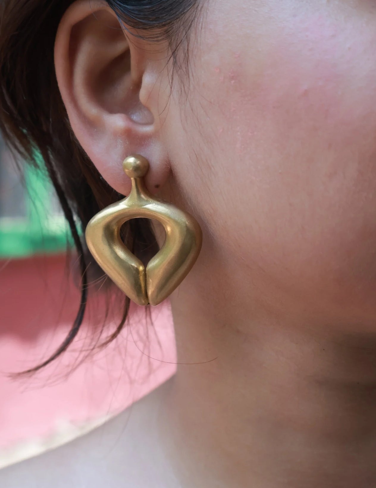 Prayer • Brass Earrings