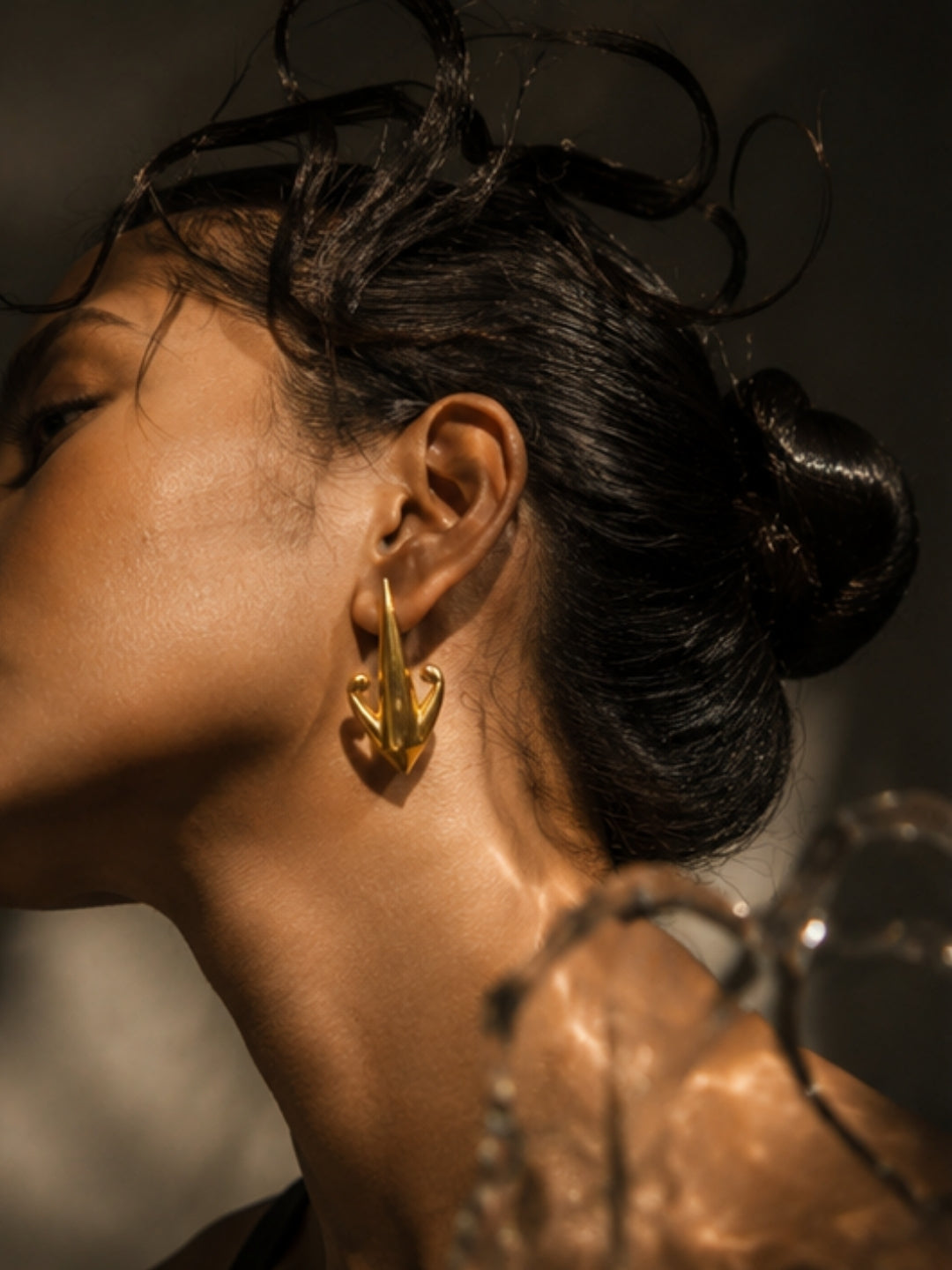 Arrow • Brass Earrings