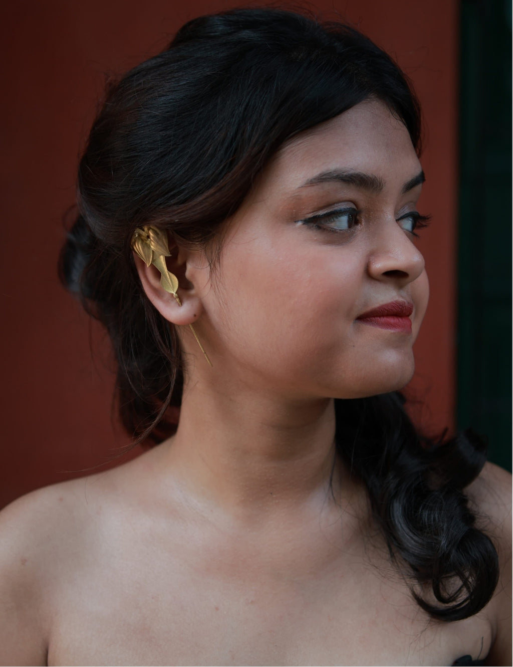 Angel Wings • Bugadi Insert Brass Earrings
