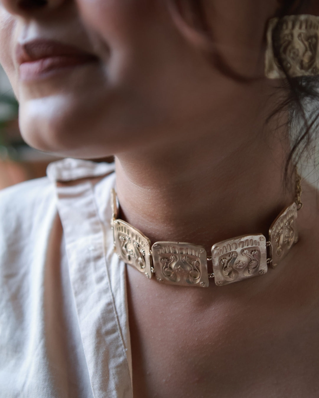 Lakshmi's Foot Imprint • Brass Set