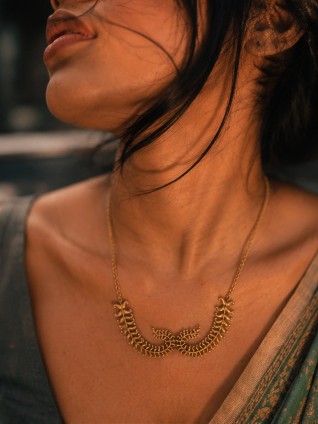 Leaves • Brass Necklace