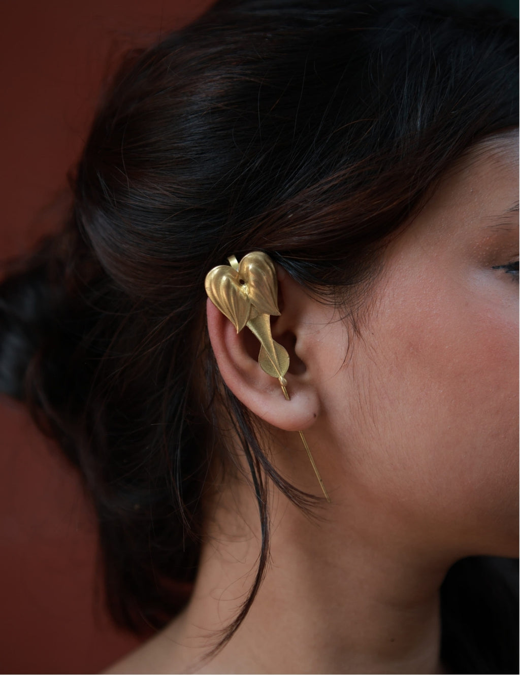 Angel Wings • Bugadi Insert Brass Earrings