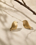 Cute Bird • Brass Studs Earrings