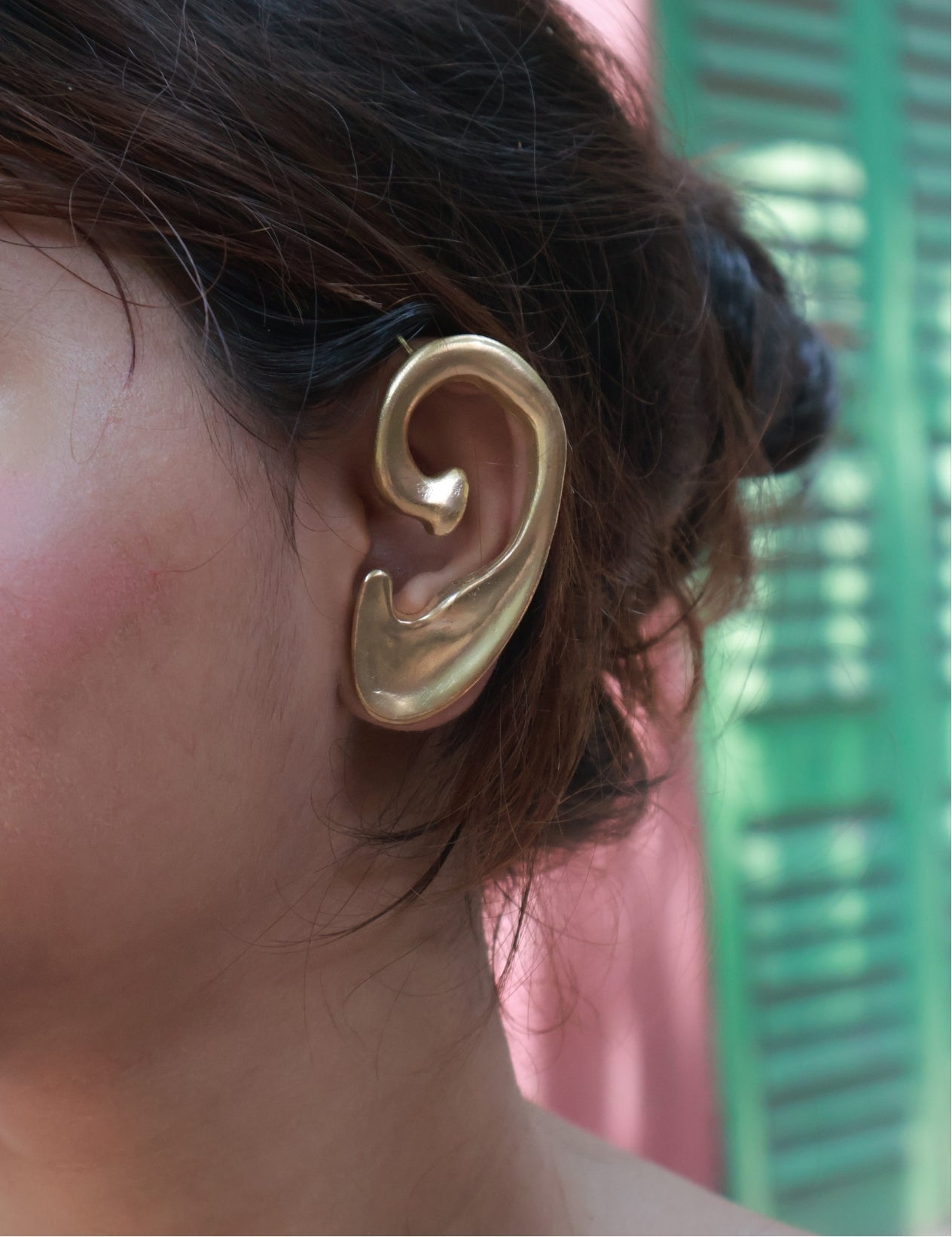 Kaan • Brass Ear Cuffs
