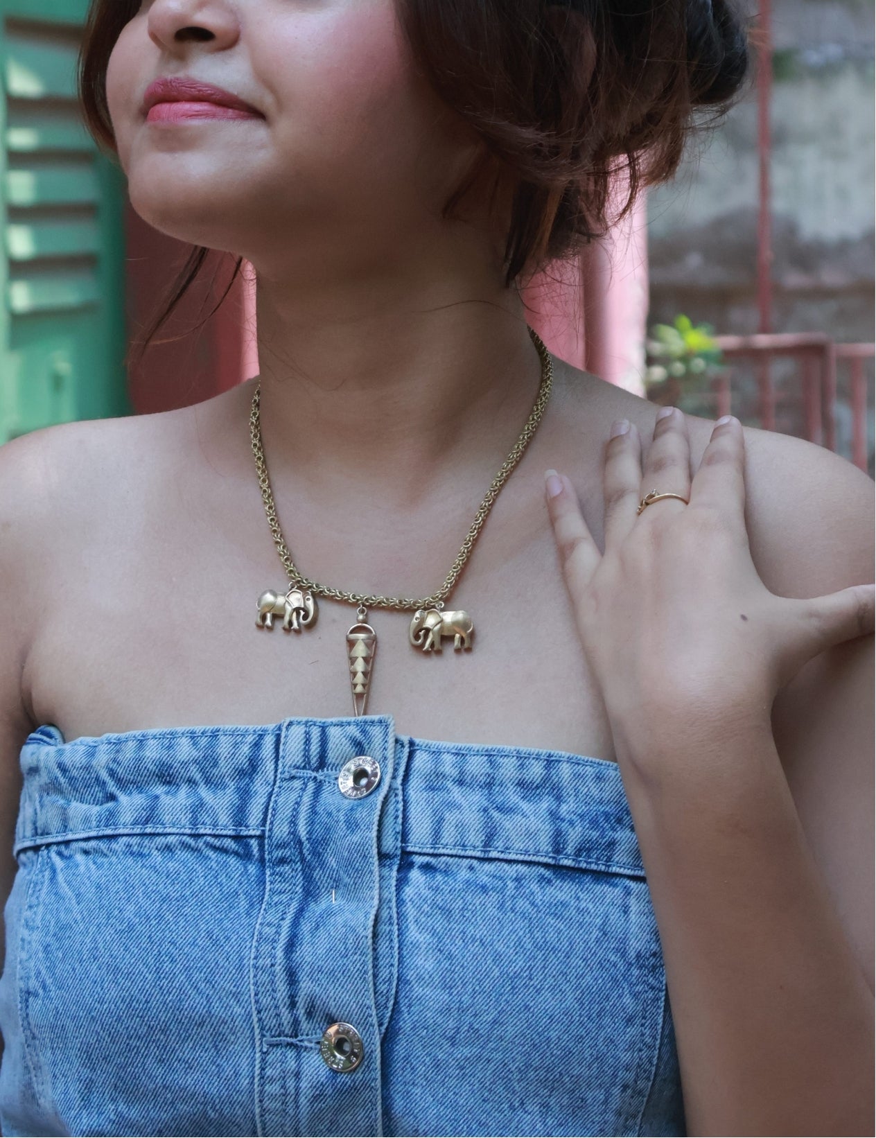 Nail • Brass Necklace