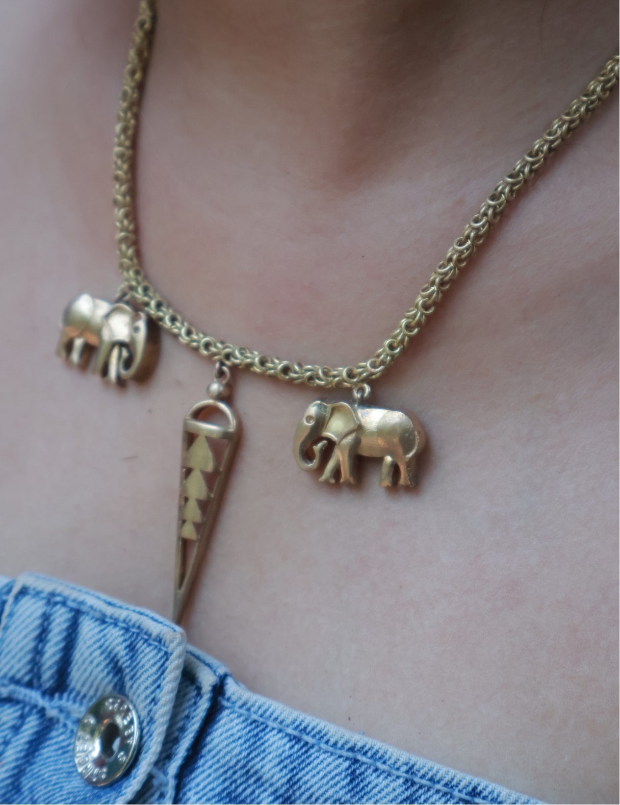 Nail • Brass Necklace