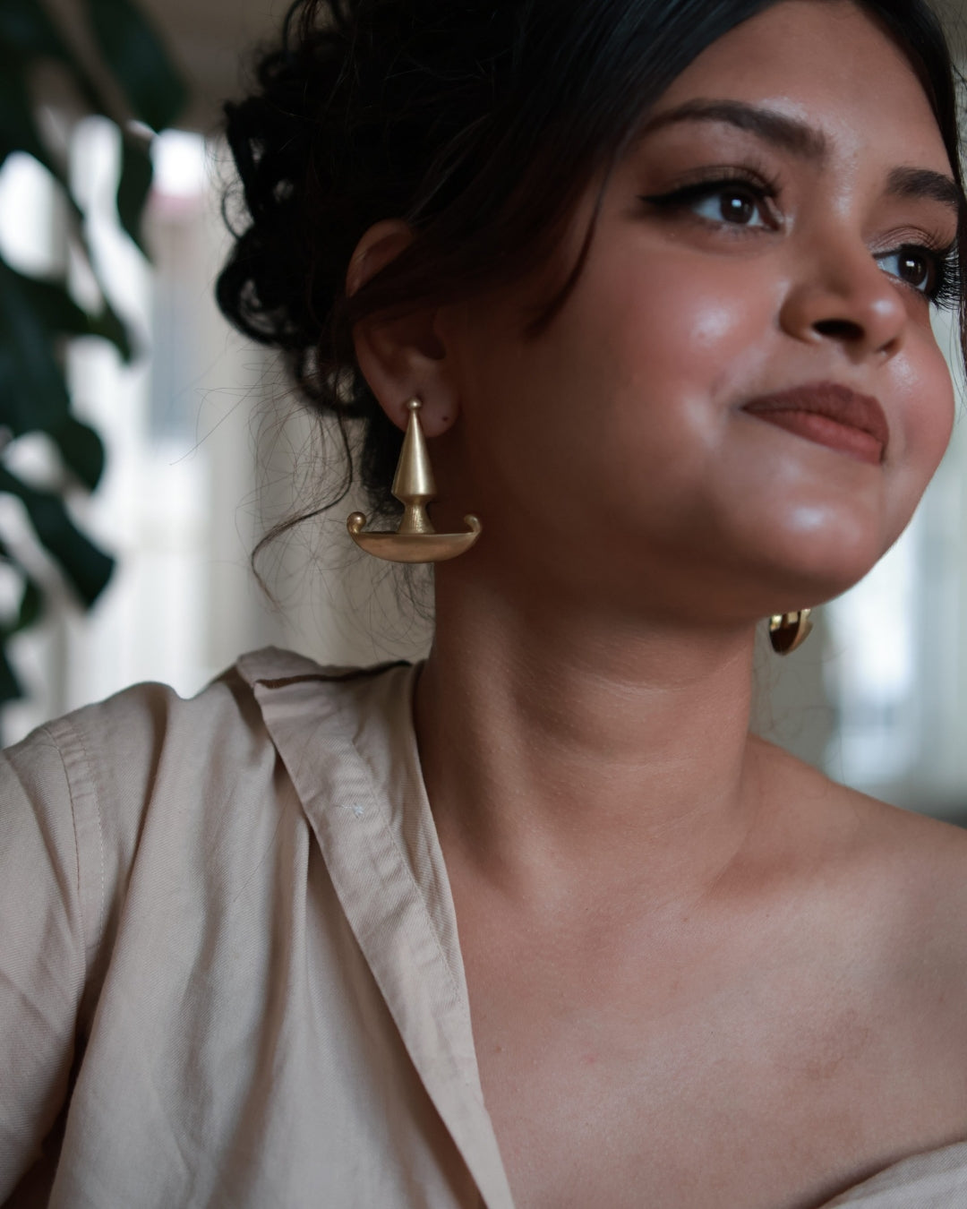 Boat • Brass Earrings