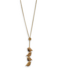 Birds in a Clothing Line (2) • Brass Pendant with Chain