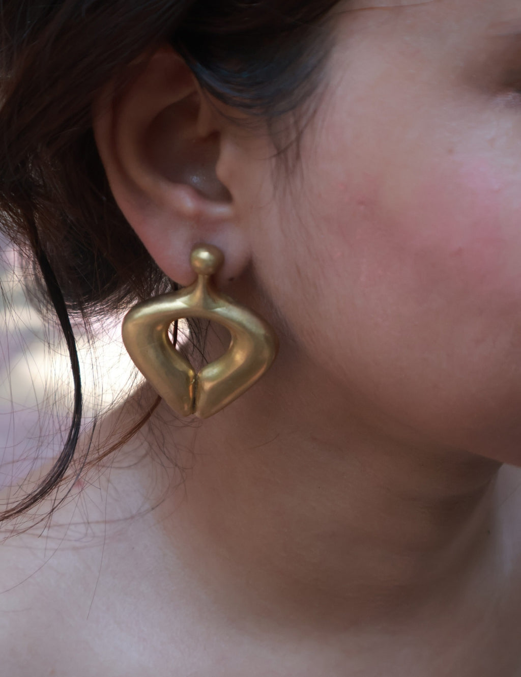 Prayer • Brass Earrings
