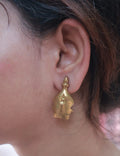 Three Eyed • Brass Earrings