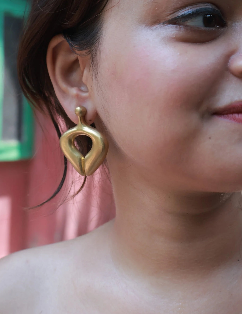 Prayer • Brass Earrings