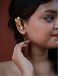 Angel Wings • Bugadi Insert Brass Earrings