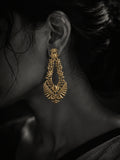 Lotus • Brass Studs Earrings