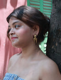 Man • Brass Earrings