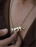 Royal Bengal Tiger • Brass Pendant with Chain