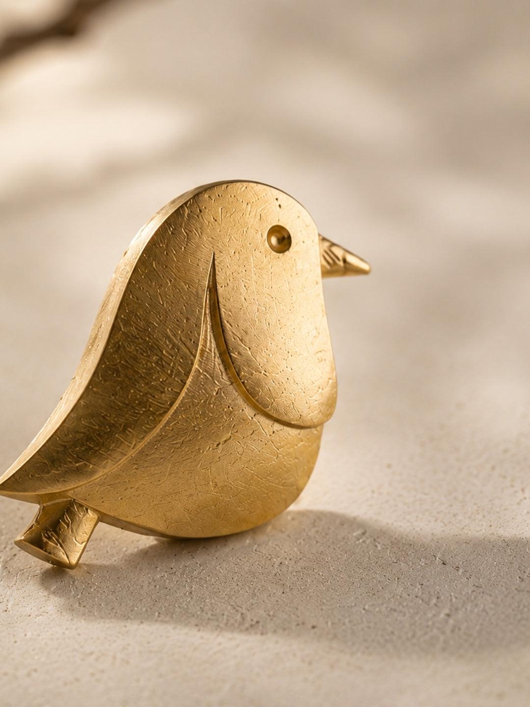 Cute Bird • Brass Studs Earrings